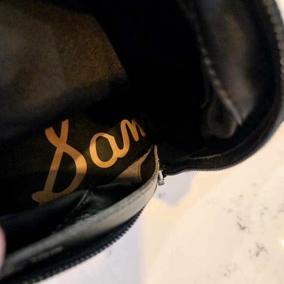 Sam Edelman Vena Women’s  Floral Embroidered Stretch Suede High Boots New - Picture 16 of 16